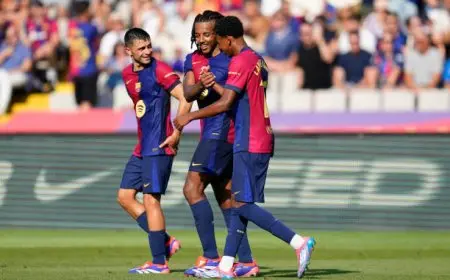 الدوليون يعودون لتدريبات برشلونة استعدادا لمواجهة فالنسيا