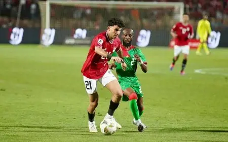 مصر تتعادل سلبيا مع بوركينا في الشوط الأول