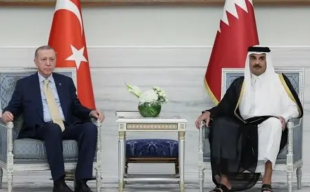 أردوغان يبحث مع أمير قطر هجوم إسرائيل على وفد حماس بالدوحة
