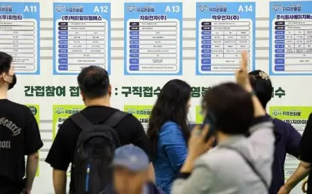 كوريا الجنوبية تضيف 166 ألف وظيفة خلال أغسطس الماضي