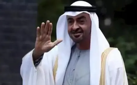 رئيس الإمارات يصل قطر في زيارة أخوية