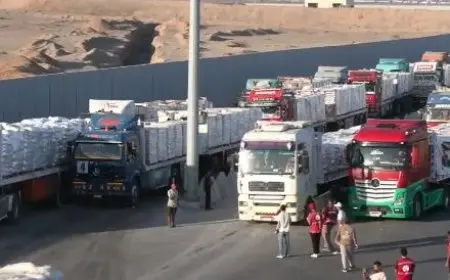 القاهرة الإخبارية: الاحتلال يعرقل دخول القافلة الإغاثية الـ34 عبر كرم أبو سالم