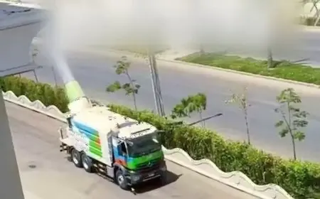 حقيقة فيديو عربة معطر الجو في العاصمة الإدارية الجديدة