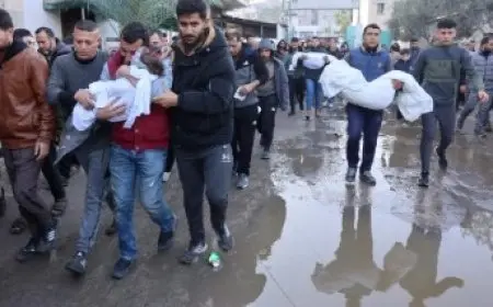 استشهاد 34 فلسطينيا في قصف إسرائيلي على غزة