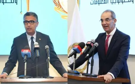 وزيرا الاتصالات والتموين يطلقان استمارة تحديث بيانات المواطنين بمحافظة بورسعيد