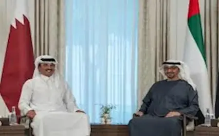 أمير قطر ورئيس الإمارات يبحثان تداعيات الهجوم الإسرائيلي على الدوحة