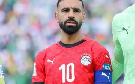 بقميص المنتخب.. صلاح يحتفل باقتراب حلم الصعود إلى كأس العالم