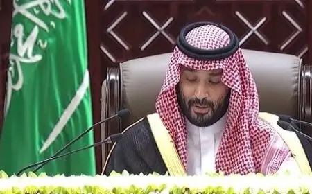 ولي العهد السعودي: أرض غزة فلسطينية وحق أهلها ثابت لا ينتزعه عدوان ولا تلغيه تهديدات