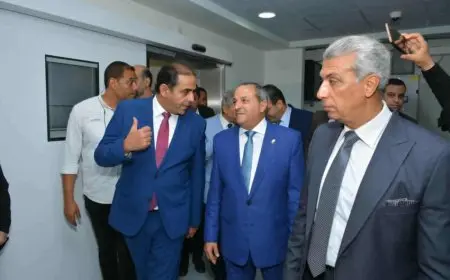 افتتاح التشغيل التجريبي لمستشفى جامعة بورسعيد