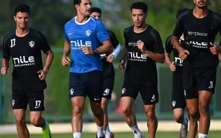تدريبات فنية خاصة للاعبي الزمالك استعدادًا لمواجهة المصري