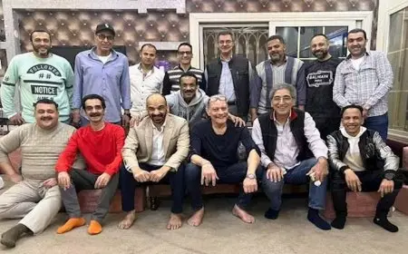بعد القبض عليه.. 20 صورة لـ محمد فاروق شيبا مع نجوم الفن