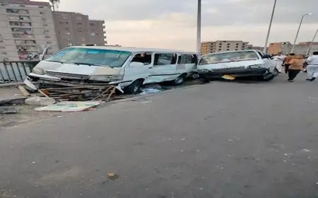 جثة أعلى الدائري والثانية بالأسفل.. حادث مروع في الوراق
