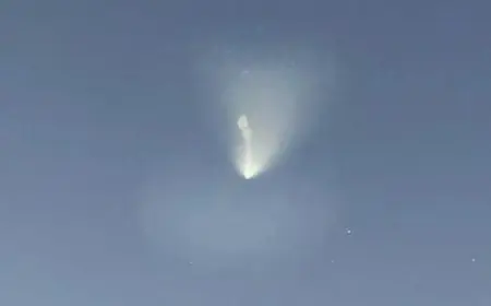 جيش الاحتلال ينشر صور اعتراض صاروخ أطلق من اليمن باتجاه إسرائيل