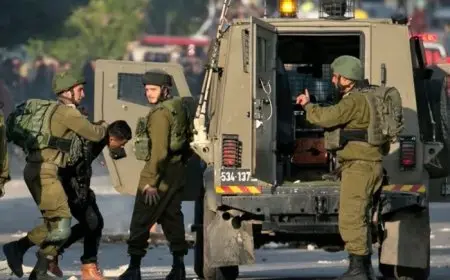 الاحتلال يعتقل 30 فلسطينيا من عدة مناطق بالضفة