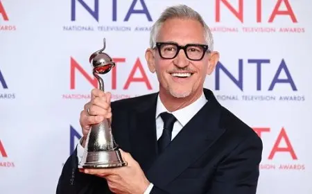 تقرير – من الطرد في BBC بسبب فلسطين لمنصة التكريم.. لينكر أفضل مقدم داخل بريطانيا