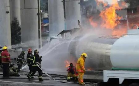 وفاة 3 أشخاص وإصابة 70 آخرين إثر انفجار شاحنة صهريج غاز في المكسيك