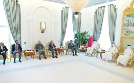 رئيس وزراء باكستان خلال زيارة قطر: العدوان الإسرائيلي السافر في الشرق الأوسط يجب أن يتوقف