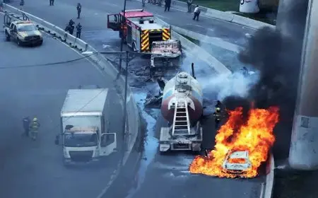 مصرع وإصابة 96 شخصًا في انفجار صهريج في مكسيكو سيتي