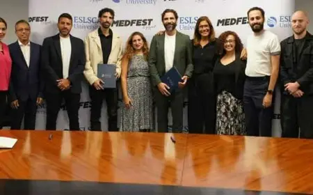 مهرجان ميدفست مصر وجامعة ESLSCA يوقعان بروتوكول تعاون لتمكين الطلاب من خلال السينما والتعاون الإبداعي