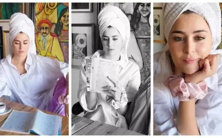 “بتلعب كلمات متقاطعة”.. أحدث جلسة تصوير لـ عائشة بن أحمد بإطلالة غريبة