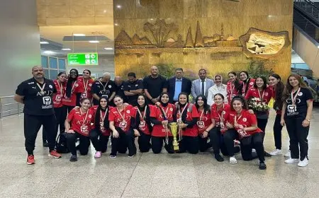 استقبال رسمي لمنتخب شابات اليد بعد التتويج الإفريقي والتأهل للمونديال