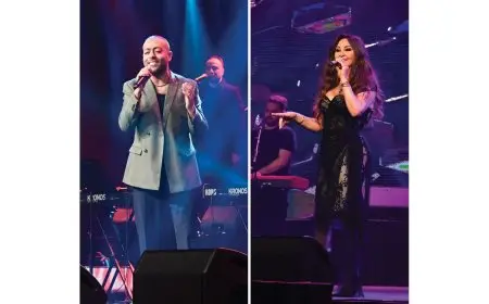 الجمعة المقبل.. إليسا تجتمع مع تامر عاشور في حفل واحد بالبحرين