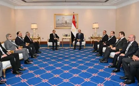 السيسي ورئيس وزراء باكستان يؤكدان إدانتهما الشديدة للاعتداء الإسرائيلي الأخير على قطر