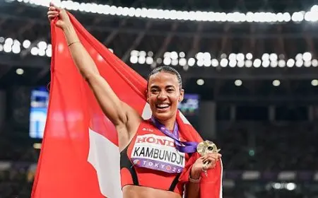 السويسرية كامبوندجي تفجر المفاجأة وتحرز ذهبية في مونديال ألعاب القوى