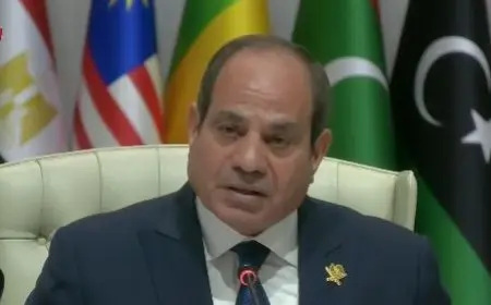الرئيس السيسي: لن نسمح بإفشال جهود السلام.. وأدعو لإنشاء آلية عربية إسلامية لمواجهة التحديات