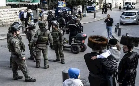 انسحاب قوات الاحتلال من محيط قبر يوسف شرق مدينة نابلس في الضفة الغربية
