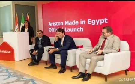 أريستون تعلن بدء التصنيع المحلي لأحدث سخانات المياه بتكنولوجيا إيطالية متطورة في مصر
