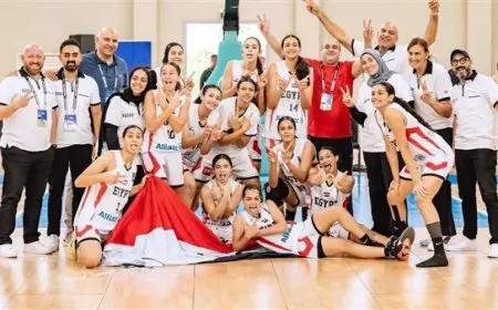 استقبال رسمي لبعثة ناشئات السلة بعد التتويج التاريخي ببطولة الأفروباسكت