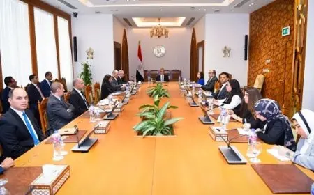 وزير الخارجية يلتقي قيادات وأعضاء الوكالة المصرية للشراكة من أجل التنمية