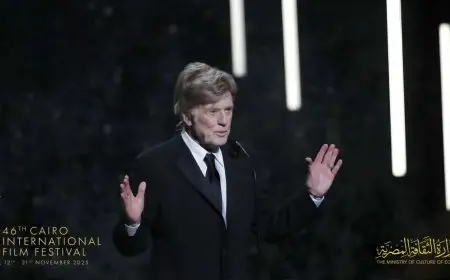 مهرجان القاهرة السينمائي الدولي ينعى الفنان العالمي روبرت ريدفورد
