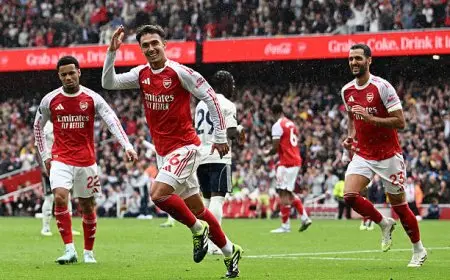 أرتيتا يعلن تشكيل أرسنال لمواجهة بيلباو في دوري الأبطال