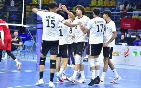 منتخب مصر للشباب يتأهل للدور الثاني في بطولة إفريقيا للكرة الطائرة