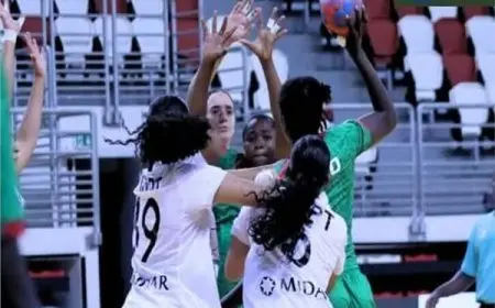 منتخب ناشئات اليد 2008 يفوز على بوركينا فاسو في بطولة إفريقيا