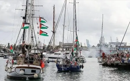 16 دولة توجه نداء مشتركا من أجل سلامة أسطول الصمود العالمي