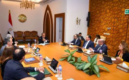 وزير الخارجية يجتمع مع قيادات وأعضاء قطاع الشئون متعددة الأطراف والامن الدولى