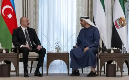 رئيسا الإمارات وأذربيجان يشهدان إعلان الشراكة الاستراتيجية الشاملة وعددا من مذكرات التفاهم