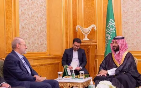 ولي العهد السعودي وأمين الأمن القومي الإيراني يناقشان مستجدات الأوضاع الإقليمية