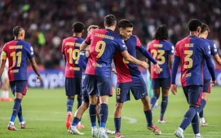 غياب لامين يامال.. قائمة برشلونة لمواجهة نيوكاسل