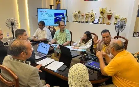 اللجنة البارالمبية تطمئن على استعدادات بطولة العالم لرفع الأثقال