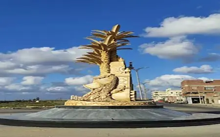 تمثال النخيل والبحر.. إدكو تستعد لافتتاح ميدانها الجديد في عيد البحيرة القومي- صور