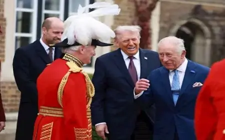 الملك تشارلز الثالث يستقبل ترامب في قلعة وندسور |صور