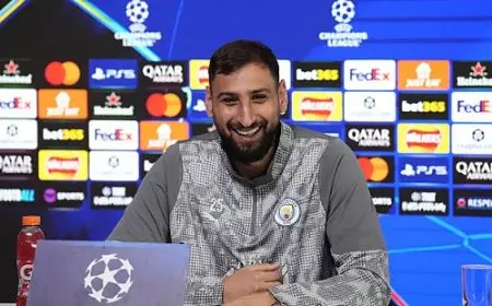 دوناروما: علينا دائمًا أن نحلم بالبطولات… جئت إلى مانشستر سيتي لأبذل كل ما لدي