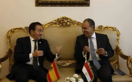 وزيرا خارجية مصر وإسبانيا يبحثان تعزيز الشراكة الإستراتيجية وسبل دعم القضية الفلسطينية