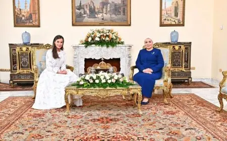 انتصار السيسي: اللقاء مع ملكة إسبانيا حمل روحا صادقة من الصداقة بين بلدينا