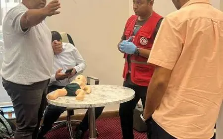 الصحة تُكمل المرحلة السادسة من تدريب العاملين على أجهزة إزالة الرجفان القلبي
