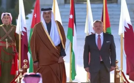 الأردن وقطر يؤكدان أهمية التوصل لحلول سياسية لأزمات المنطقة